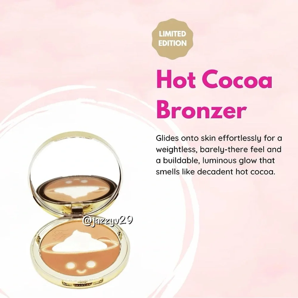 ☕️Too Faced You're So Hot Bronzer and Lip Gloss Set☕️